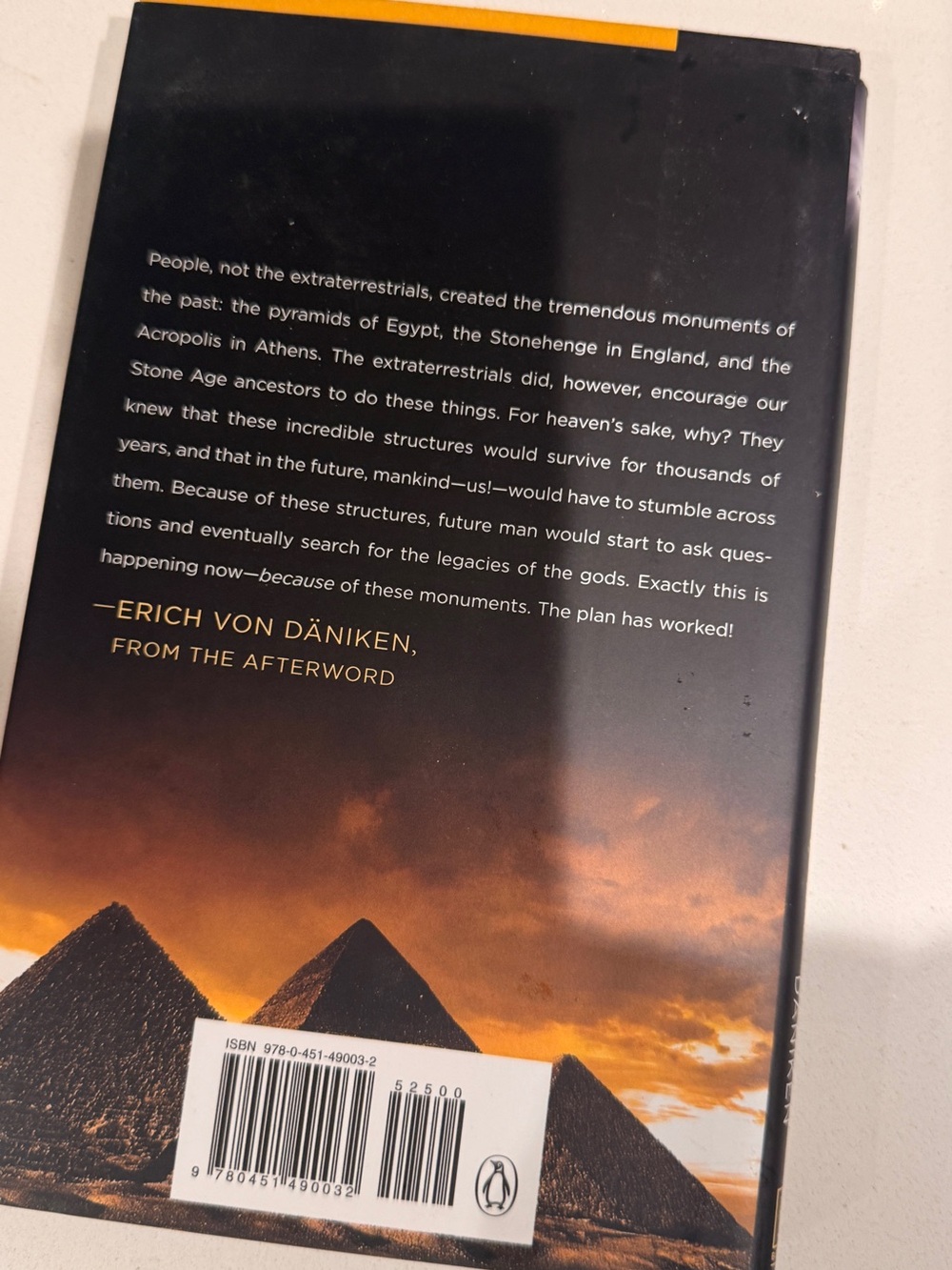 Book Back Cover with Pyramids - Picture 2 of 2